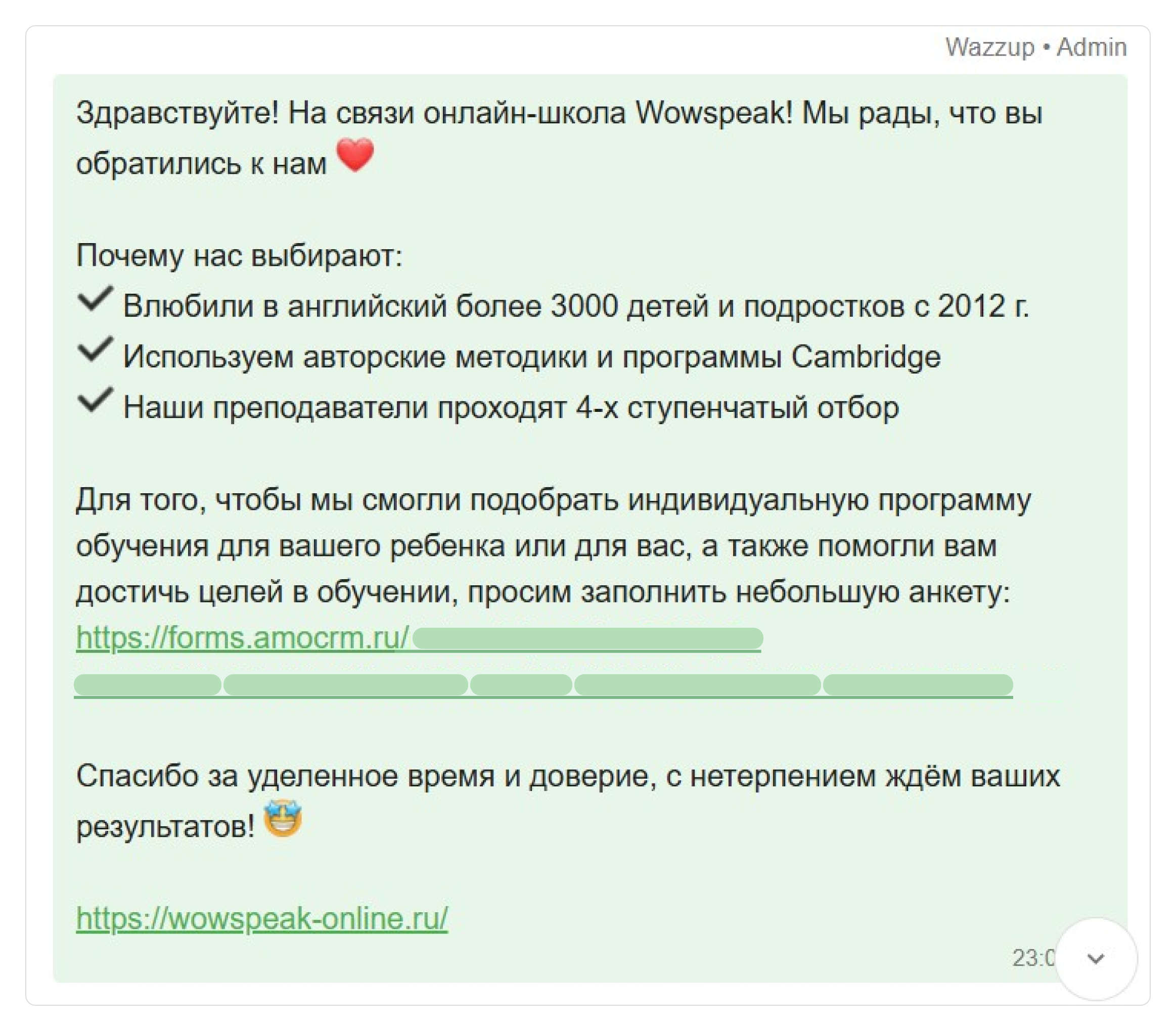 Кейс WowSpeak и Wazzup